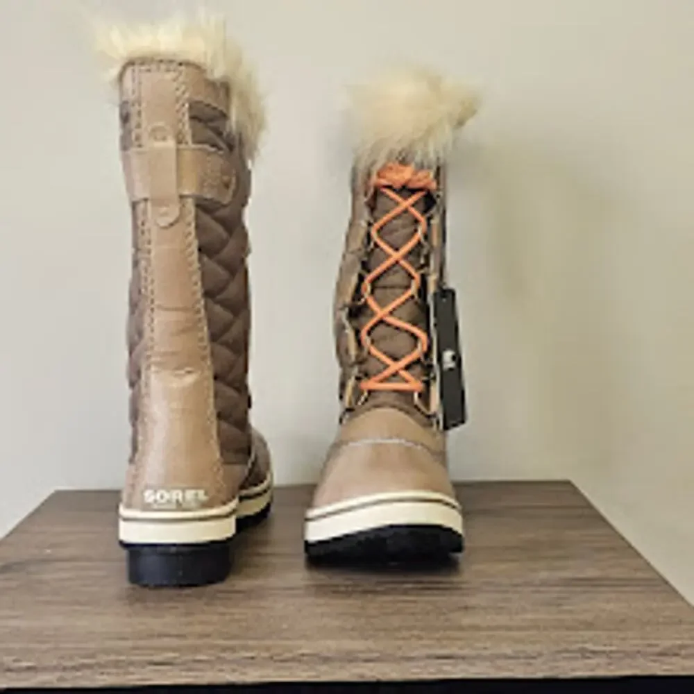 Sorel Women's Tofino II Waterproof Cozy Boots Size 6 Omega Taupe/ Pink NWT